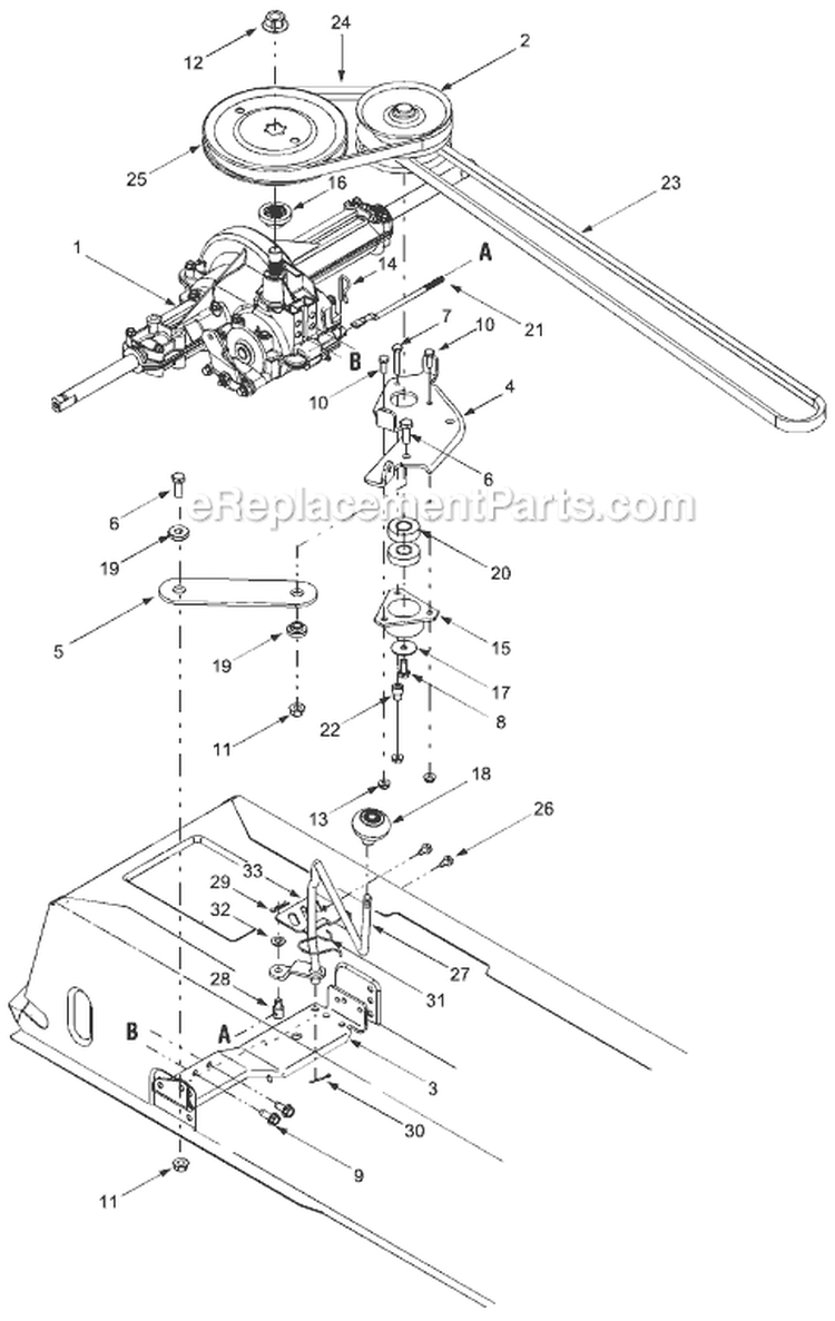 Page C Diagram and Parts List for 13AD685G000 2004 Yard Machines Lawn Tractor